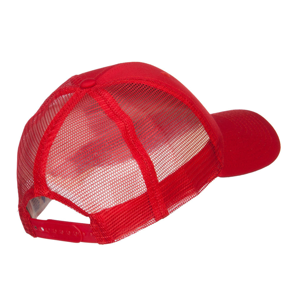 Constructed Twill Mesh Trucker Cap
