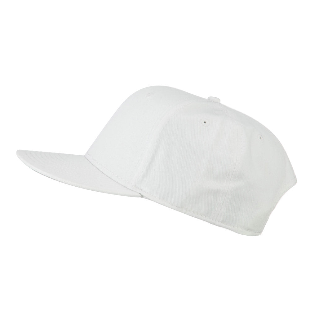 Superior Cotton Twill Flat Bill Snapback Prostyle Cap