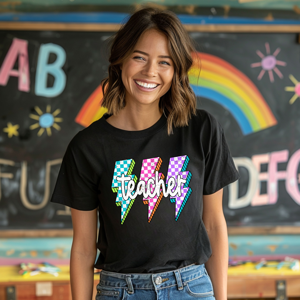 Teacher Lightning Bolt T-Shirt
