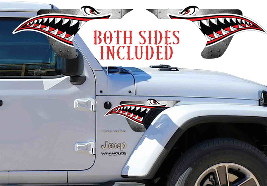 Shark mouth fender vent for the JL or JT 2018 or newer