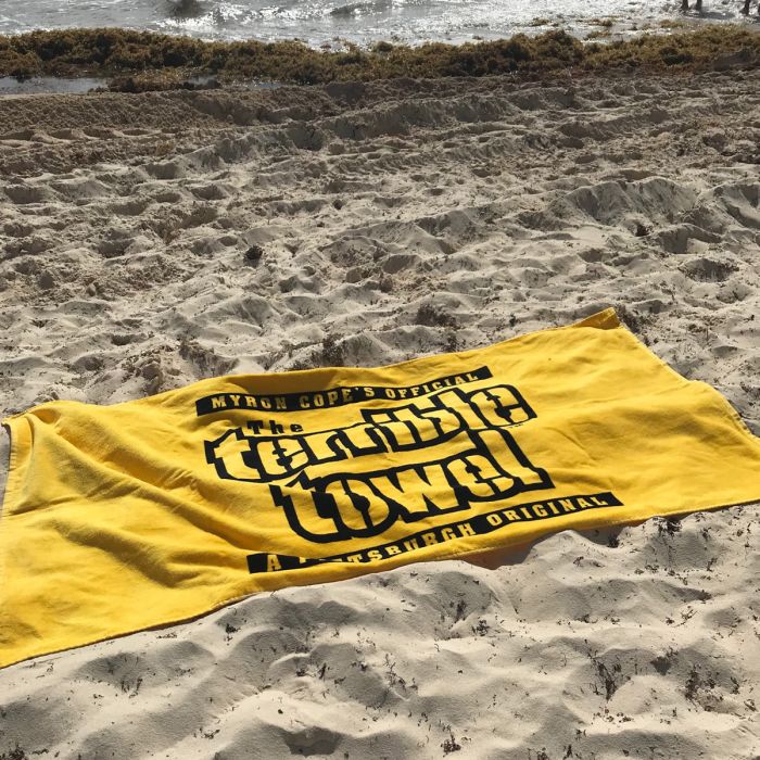 Pittsburgh Steelers Beach Towel Terrible Towel® - Large Plush | Officially licensed by NFL