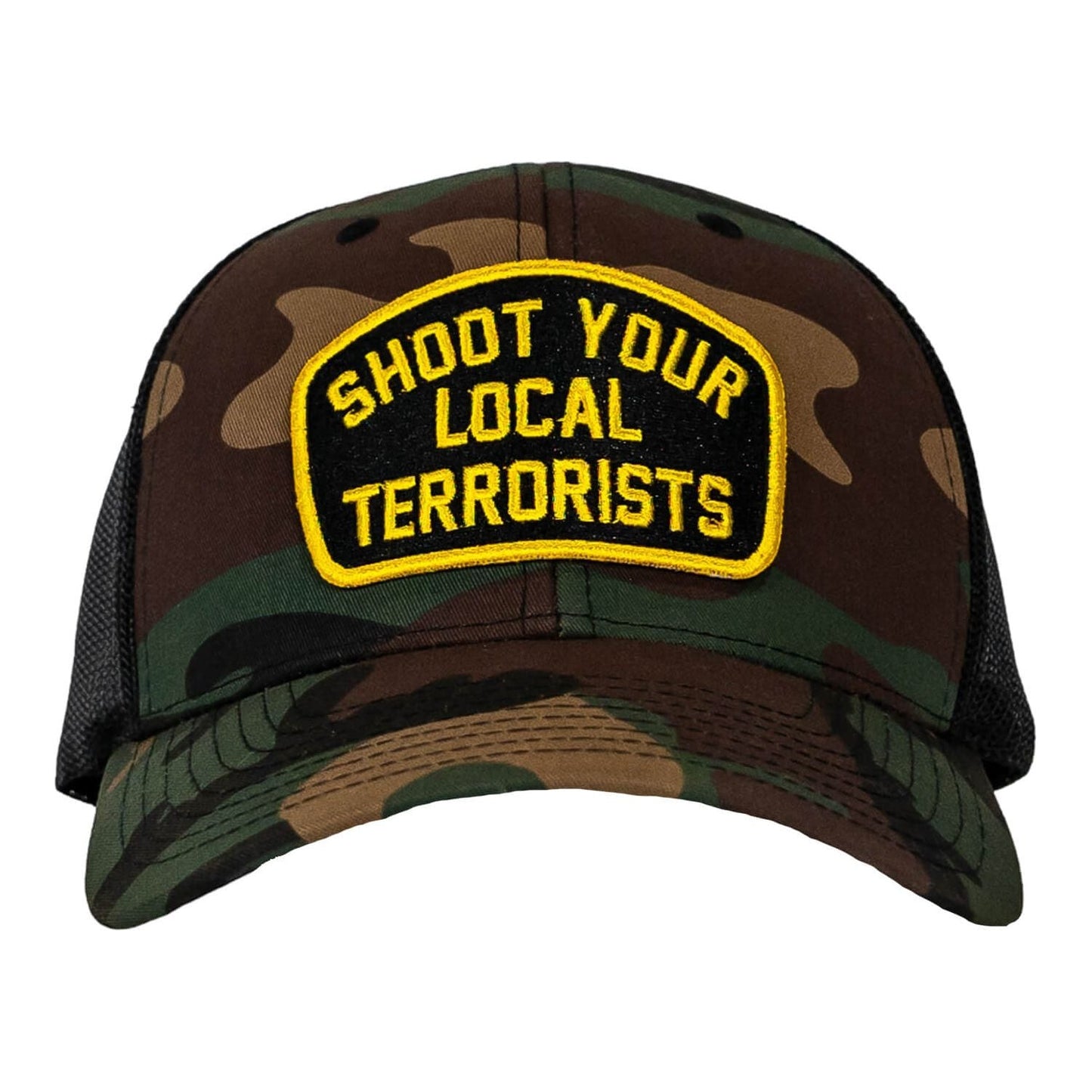 Shoot Your Local Terrorists Patch Snapback Hat