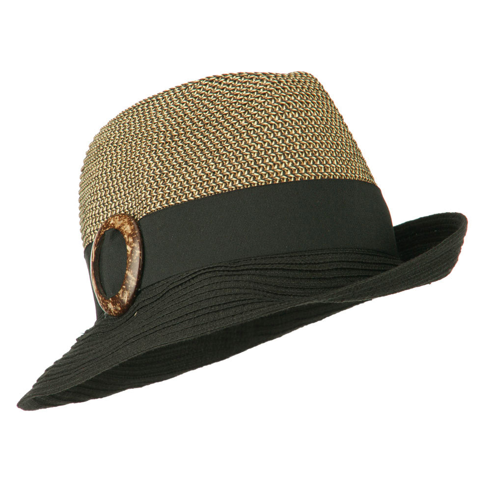 UPF 50+ Two Toned Tweed Fedora