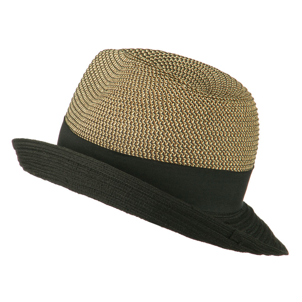 UPF 50+ Two Toned Tweed Fedora