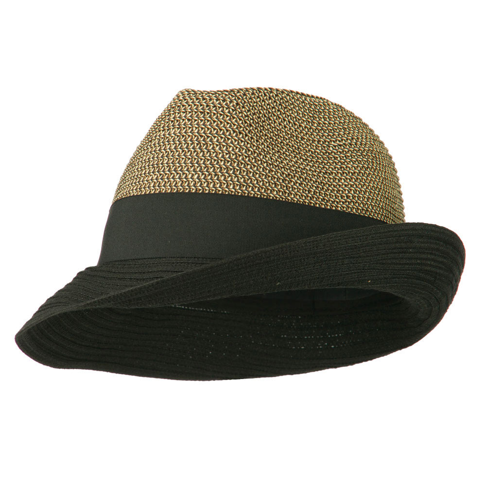 UPF 50+ Two Toned Tweed Fedora