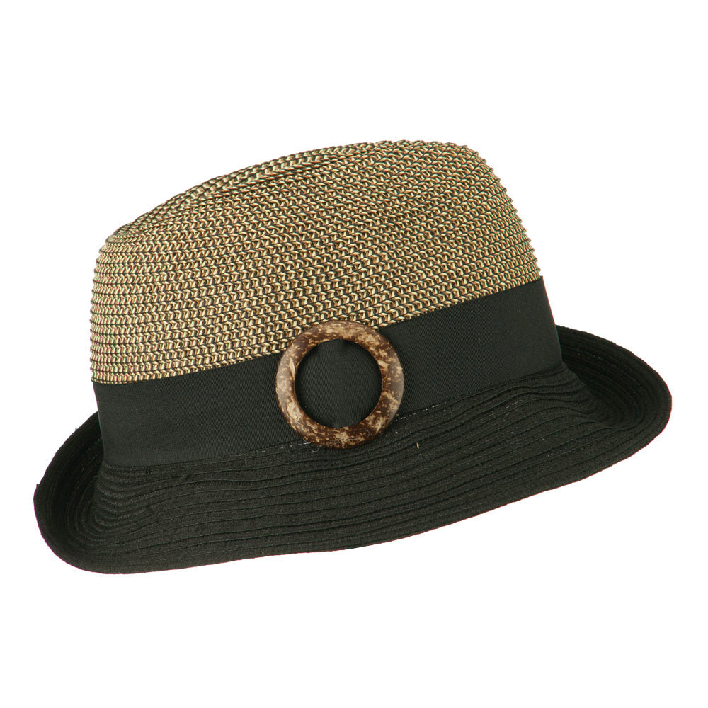 UPF 50+ Two Toned Tweed Fedora