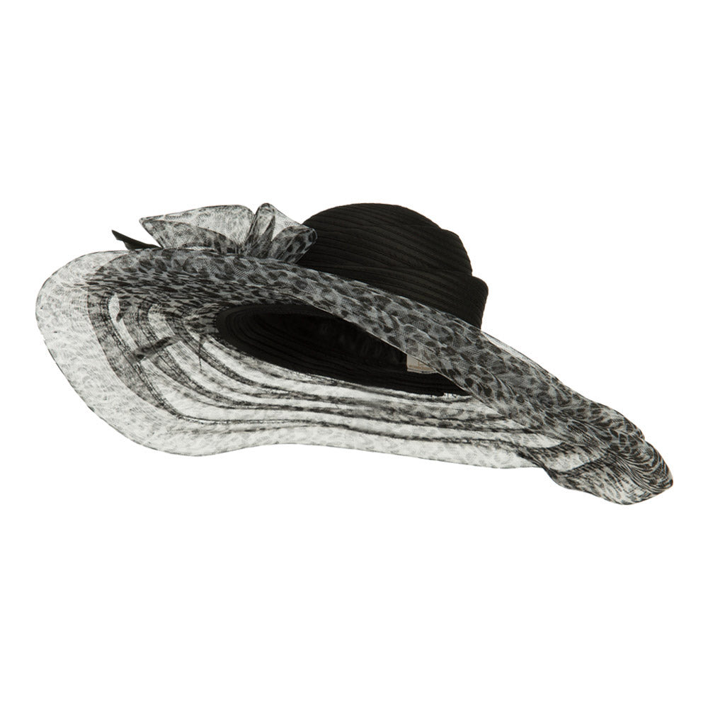 Taffeta Braid Horse Hair Organza Hat