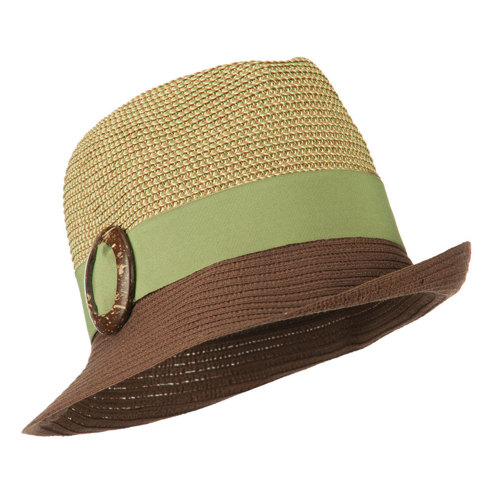 UPF 50+ Two Toned Tweed Fedora