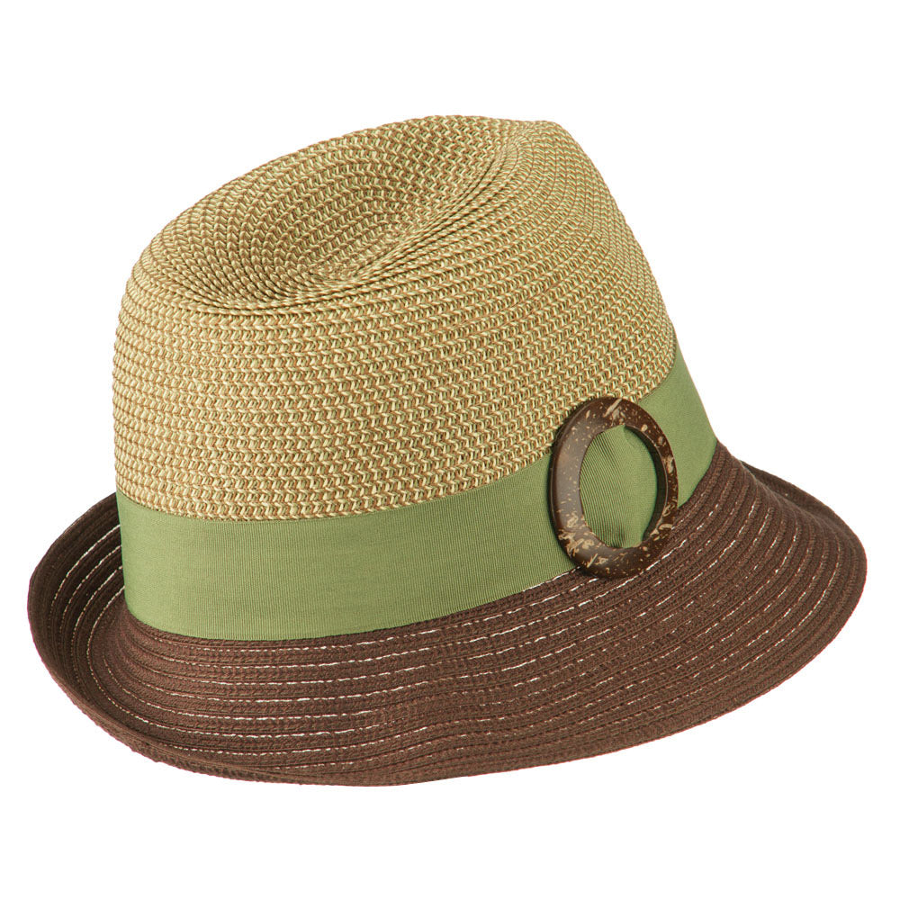 UPF 50+ Two Toned Tweed Fedora
