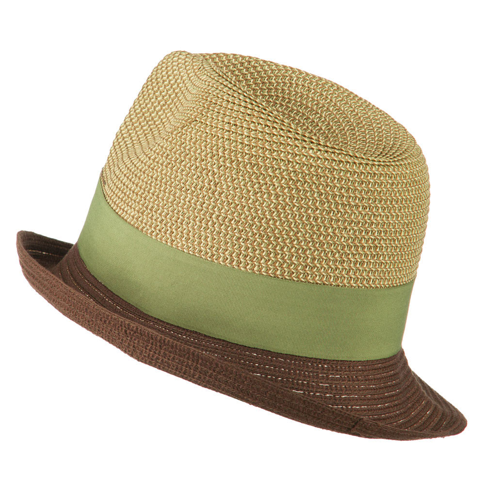 UPF 50+ Two Toned Tweed Fedora