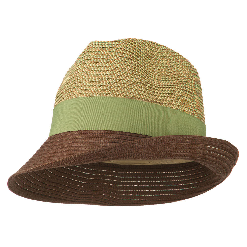 UPF 50+ Two Toned Tweed Fedora