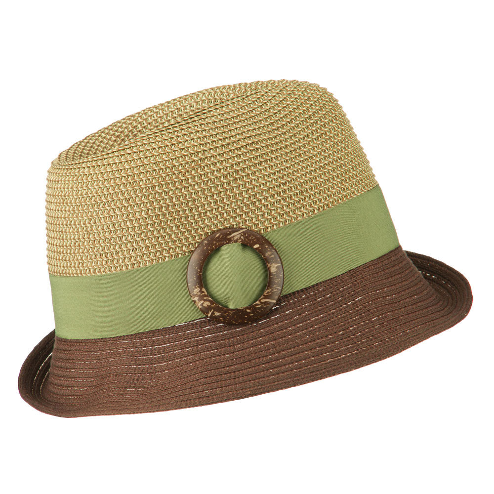 UPF 50+ Two Toned Tweed Fedora
