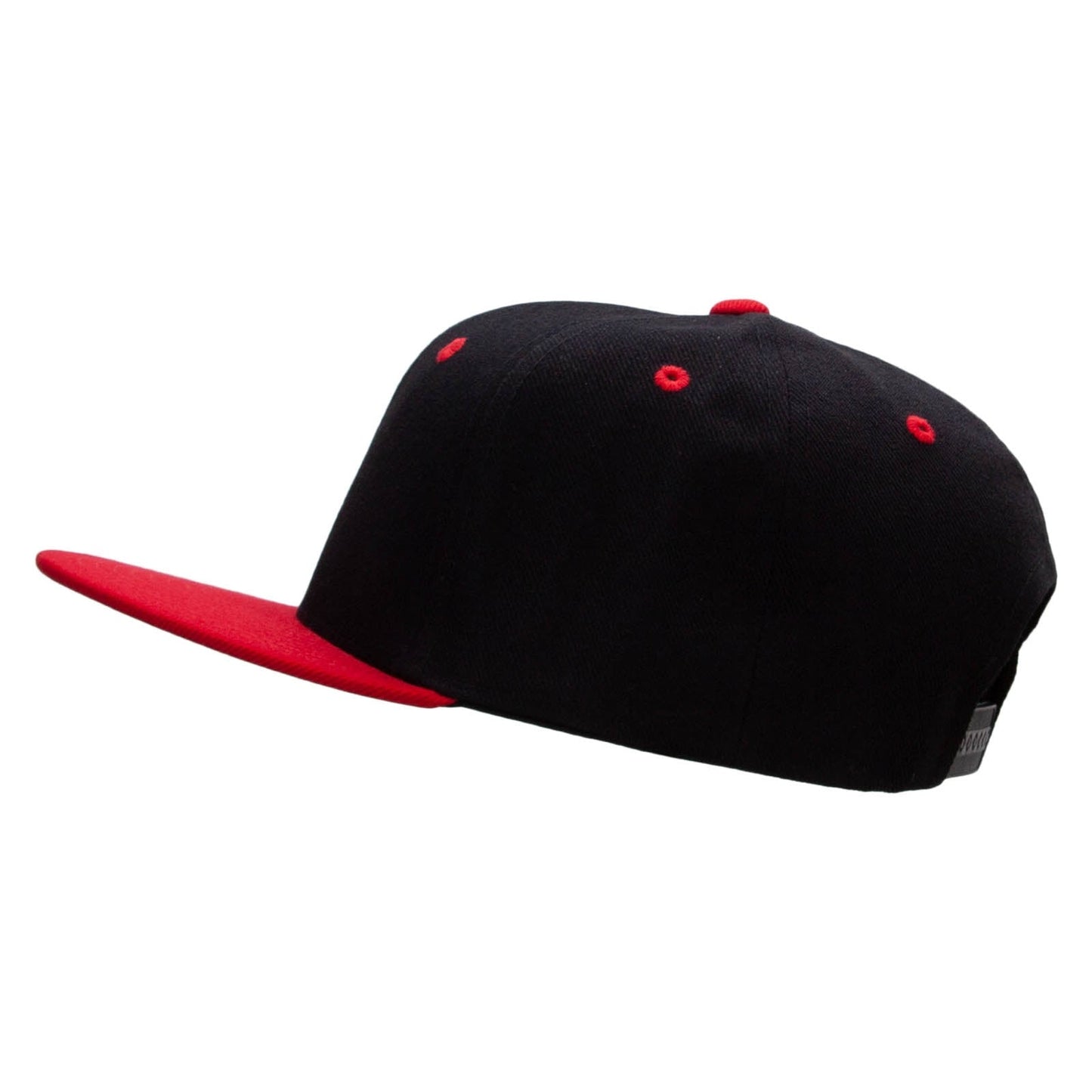 Two Tone Flat Bill Adjustable Ball Cap