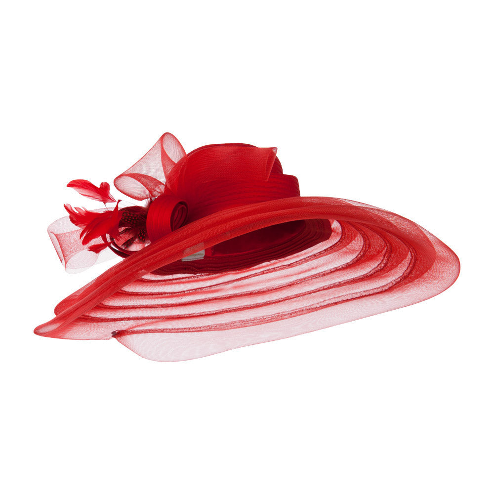 Taffeta Braid Horse Hair Organza Hat