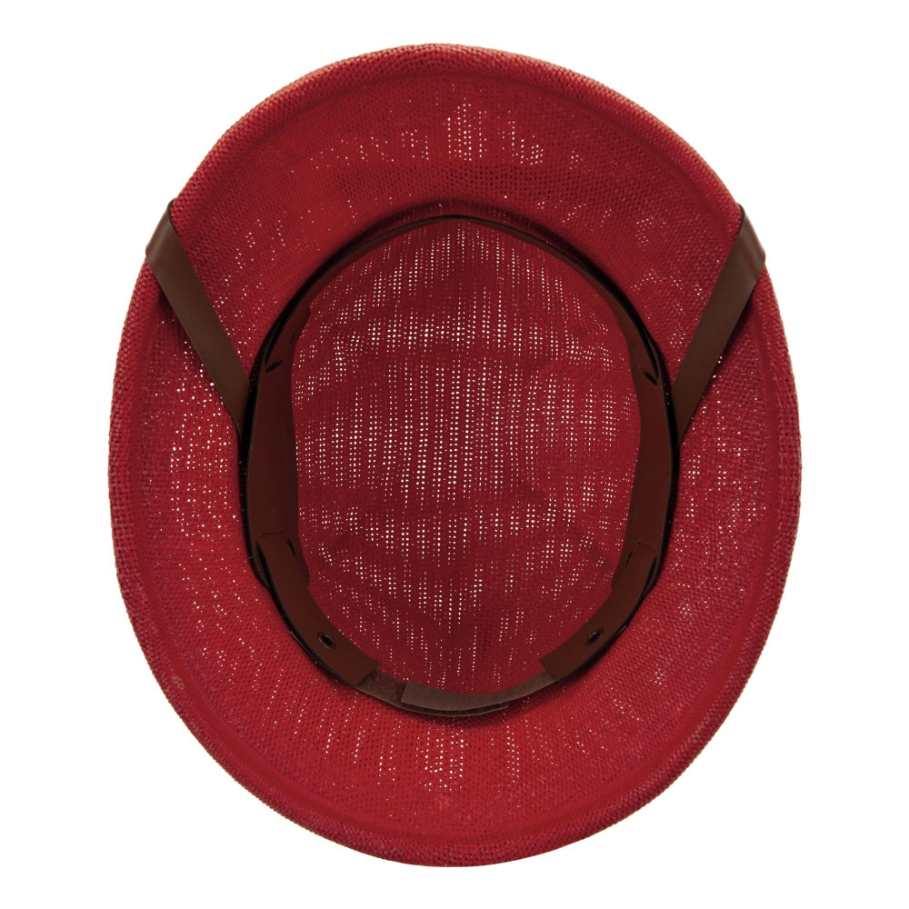 UPF 50+ Pith Helmet Twisted Toyo with Flower Ribbon