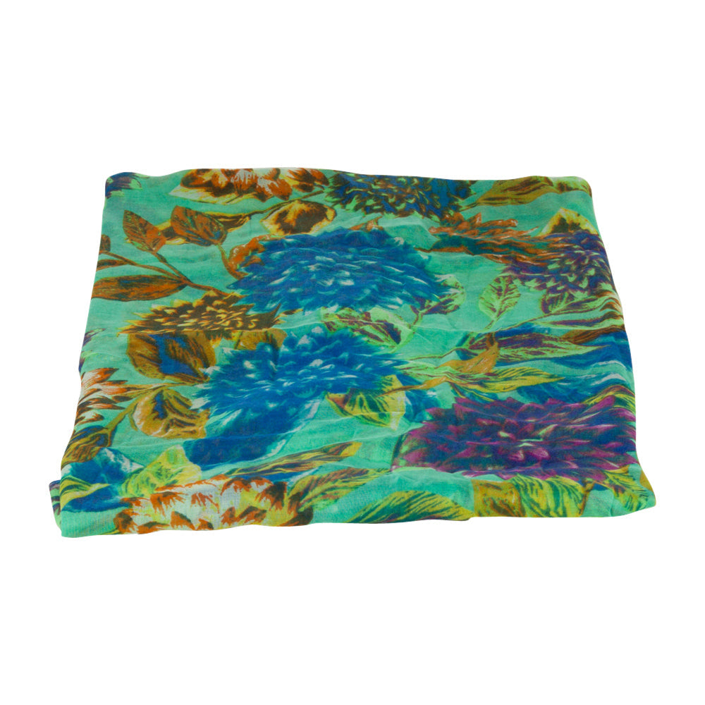 Thistle Flower Summer Scarf