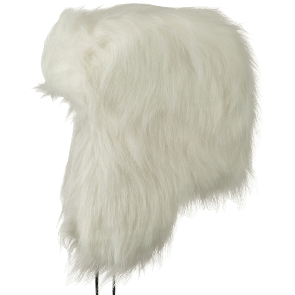 Woman's Faux Fur Pom Pom Trooper Hat