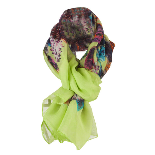 Thistle Flower Summer Scarf