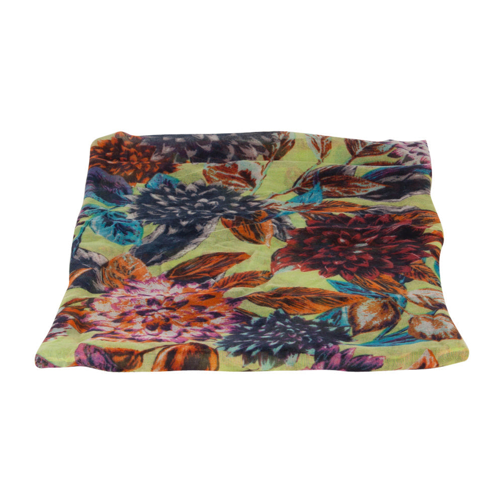 Thistle Flower Summer Scarf