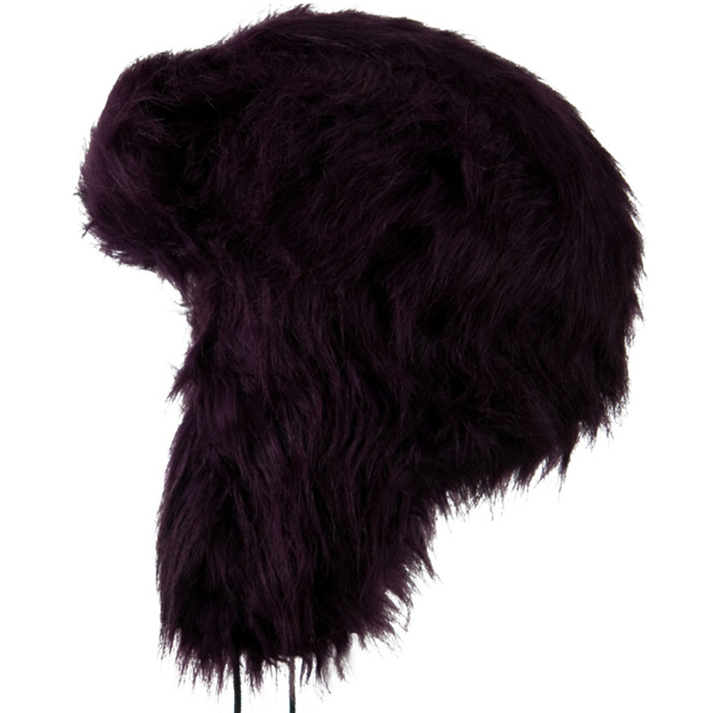 Woman's Faux Fur Pom Pom Trooper Hat