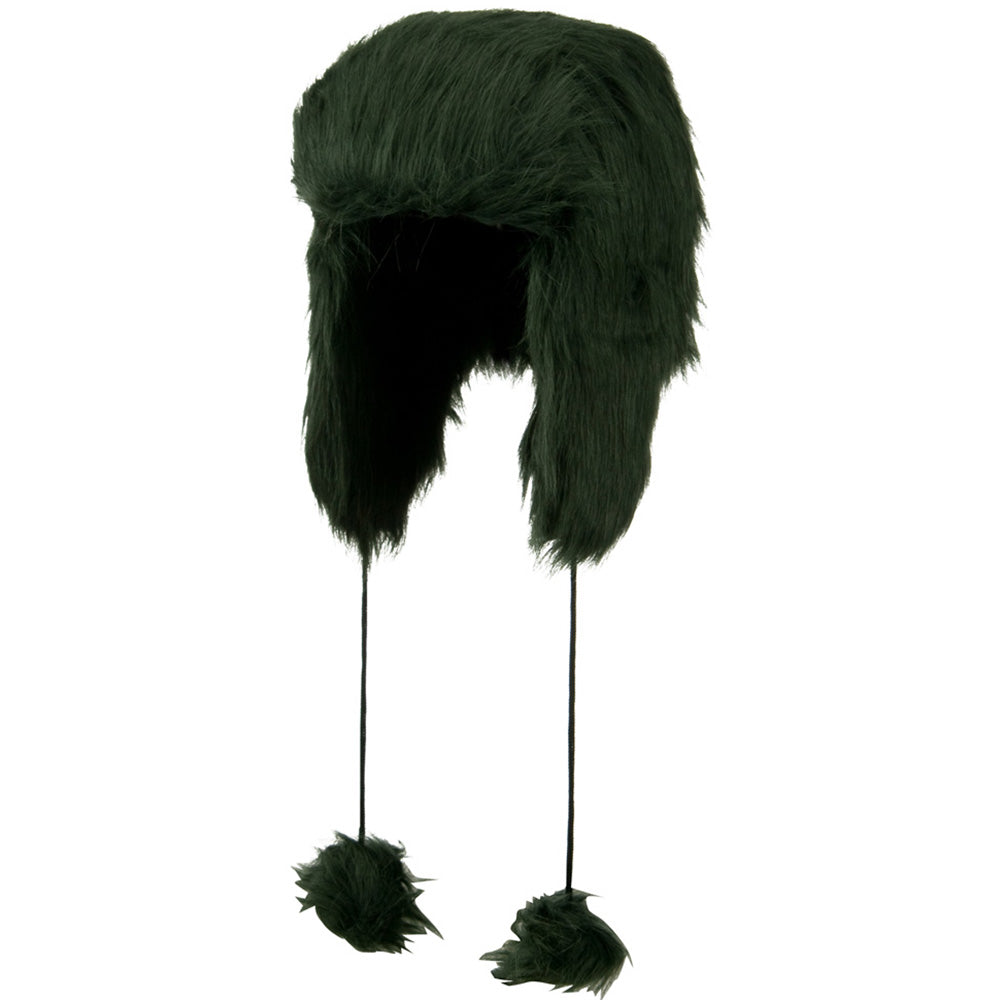 Woman's Faux Fur Pom Pom Trooper Hat