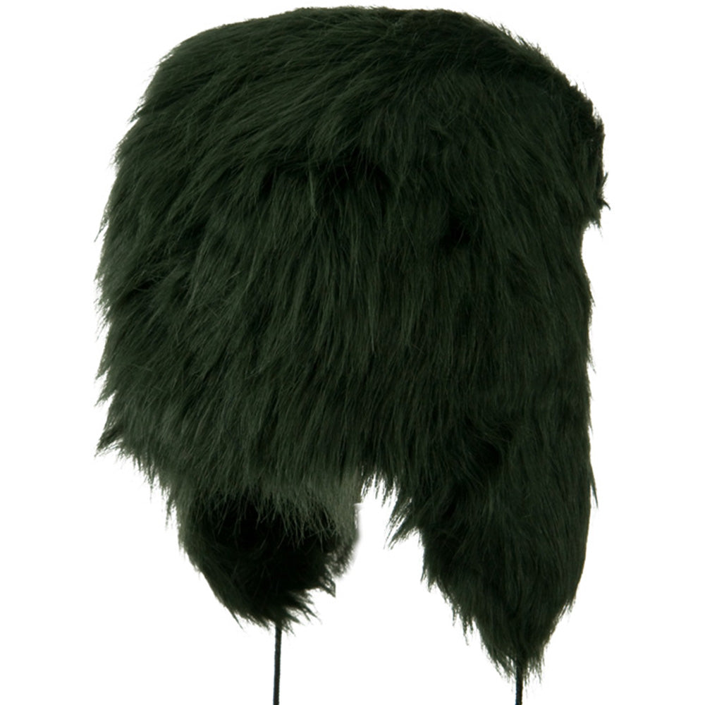 Woman's Faux Fur Pom Pom Trooper Hat