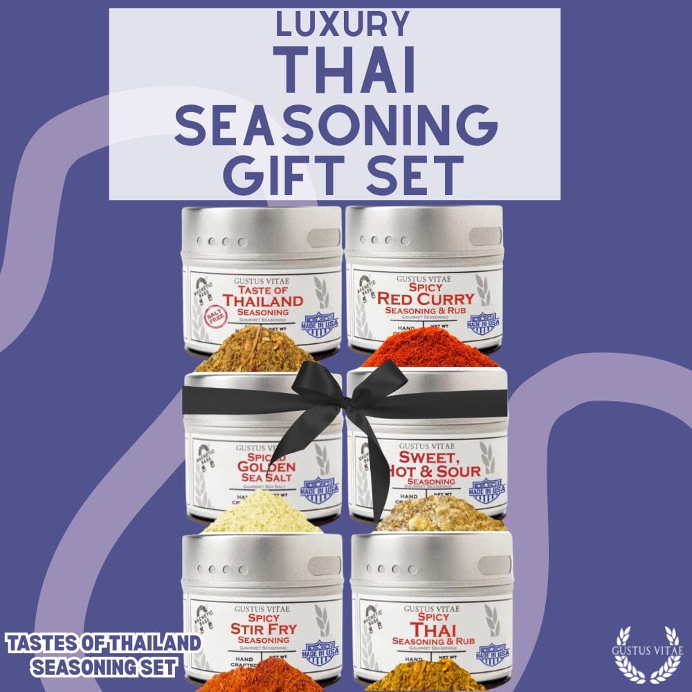 Thai Seasoning Gift Set - Tastes of Thailand - Artisanal Spice Blends Six Pack