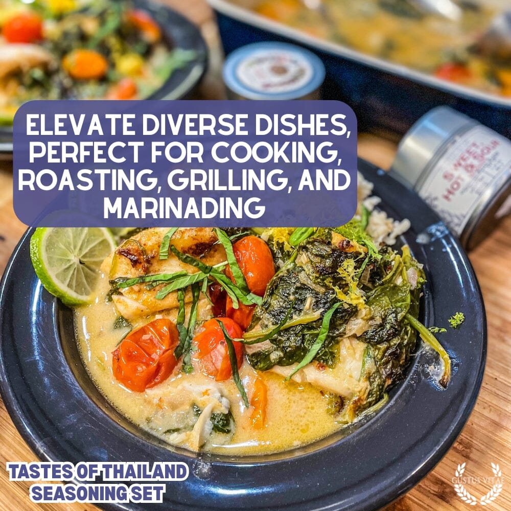 Thai Seasoning Gift Set - Tastes of Thailand - Artisanal Spice Blends Six Pack