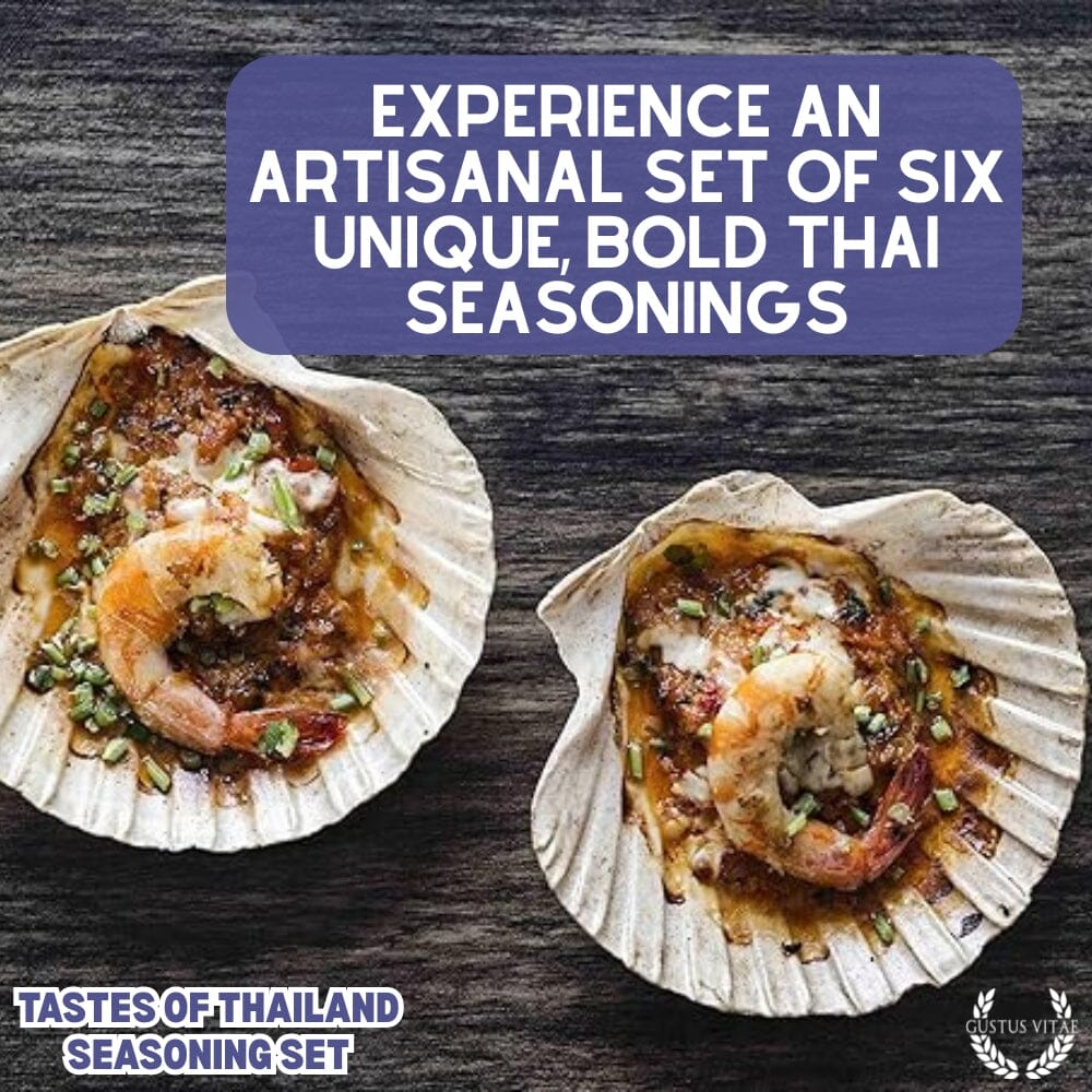 Thai Seasoning Gift Set - Tastes of Thailand - Artisanal Spice Blends Six Pack