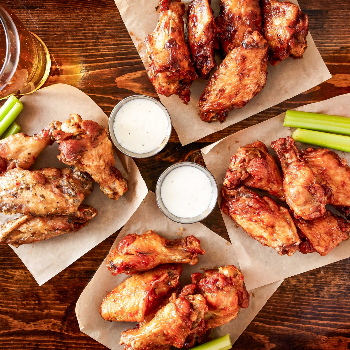 Crispy Chicken Wings – 25pc Bundle with Choice of Signature Sauce