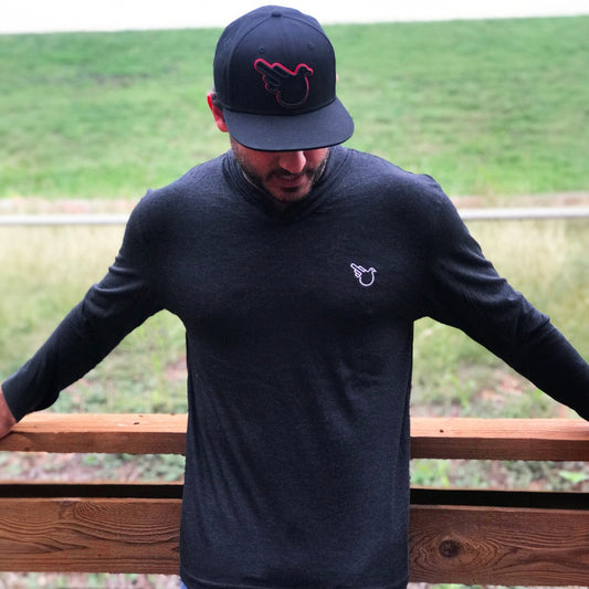 The Bowman Hooded Long Sleeve (Black)
