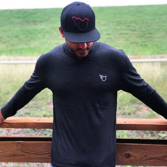 The Bowman Hooded Long Sleeve (Black)