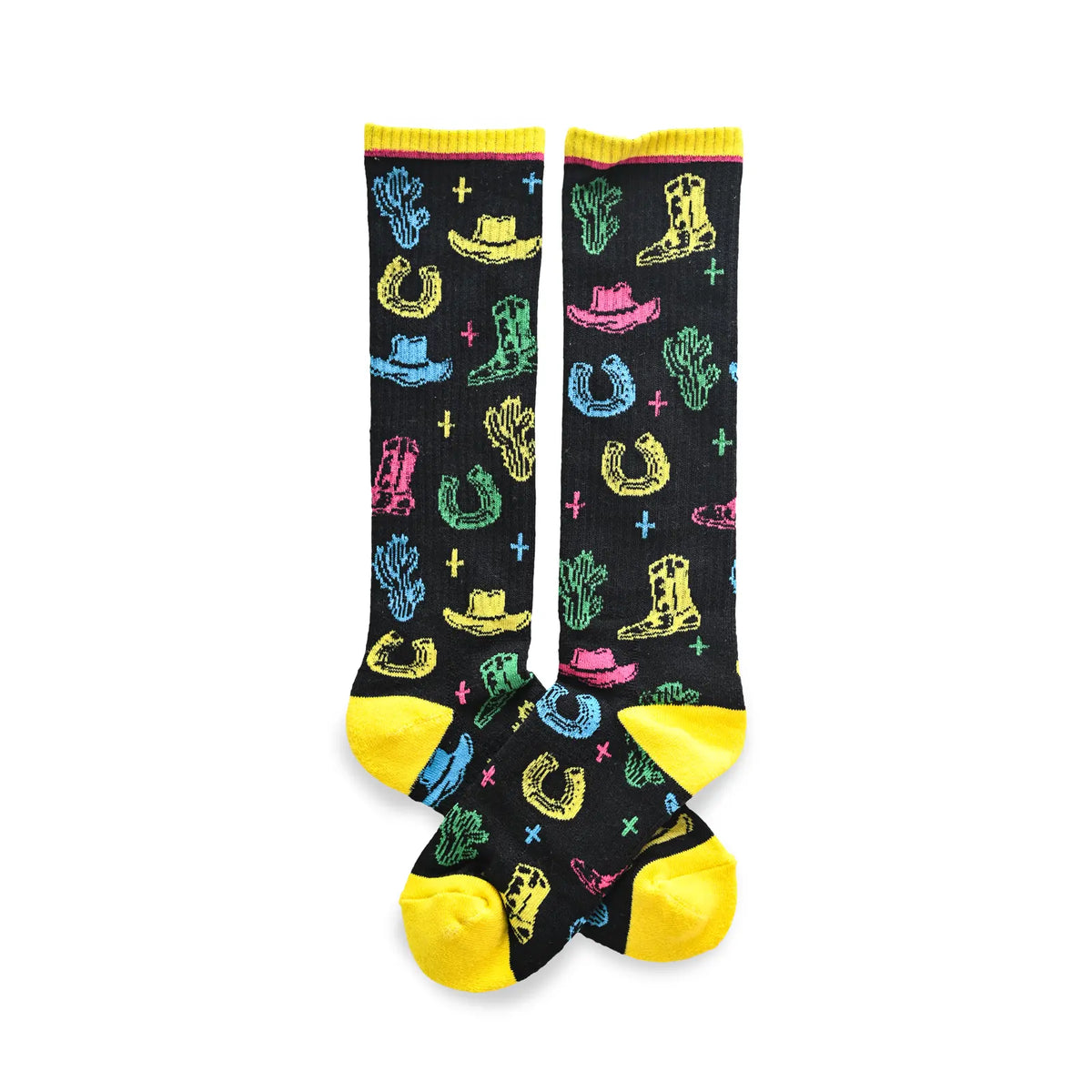 The Lucky 3 Pack | Neon Hustler Performance Boot Socks