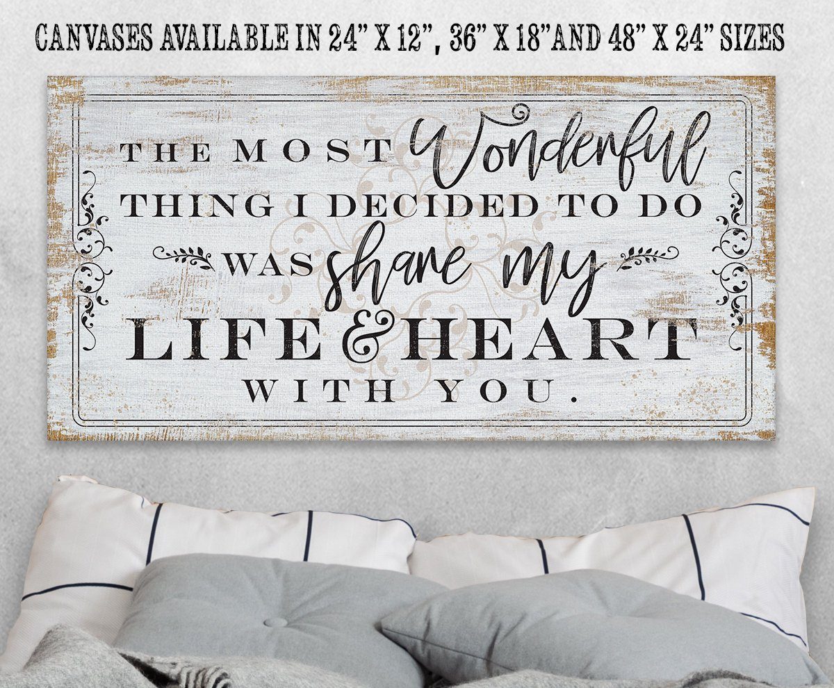 The Most Wonderful Thing - Canvas