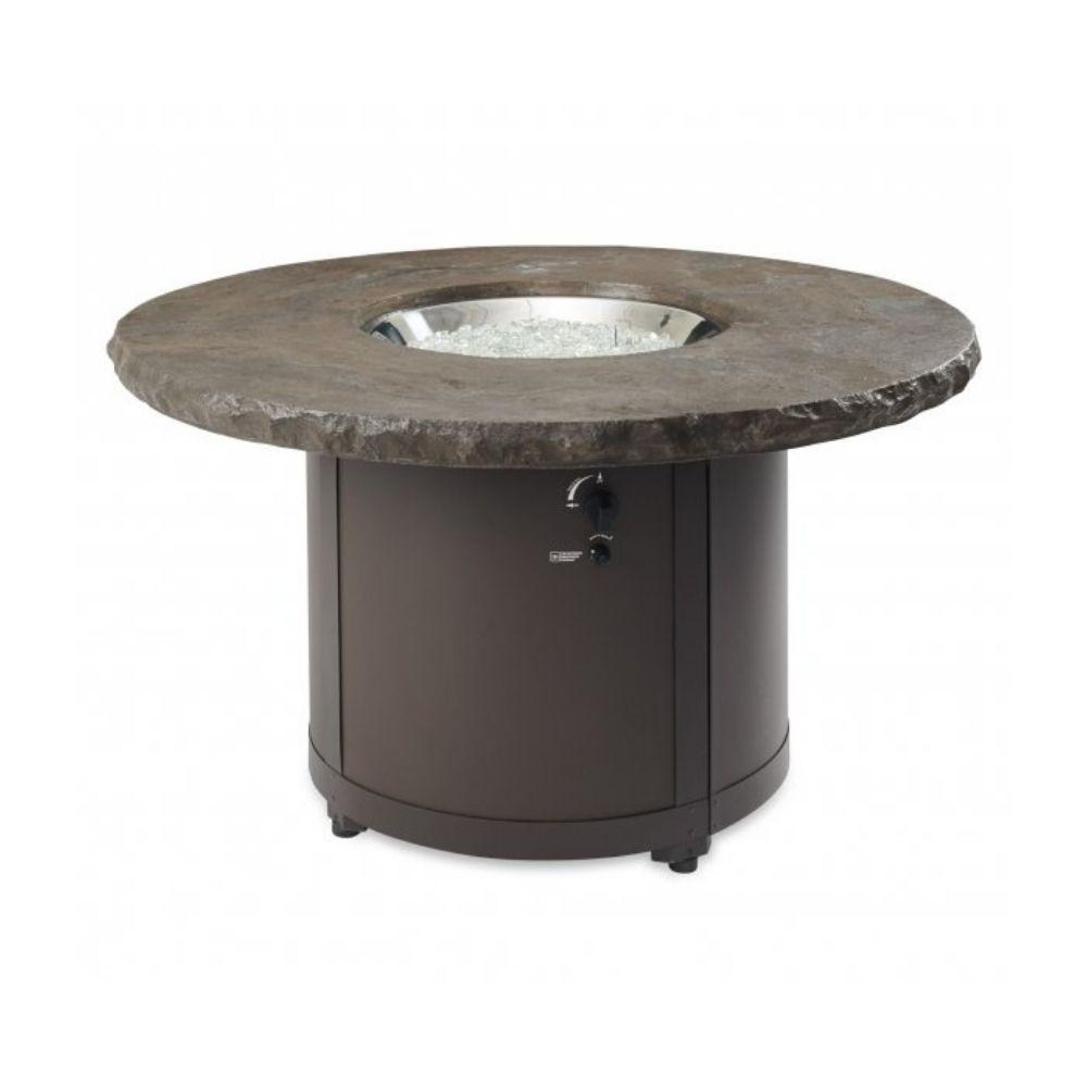 The Outdoor GreatRoom Company Beacon 48-Inch Round Gas Fire Pit Table