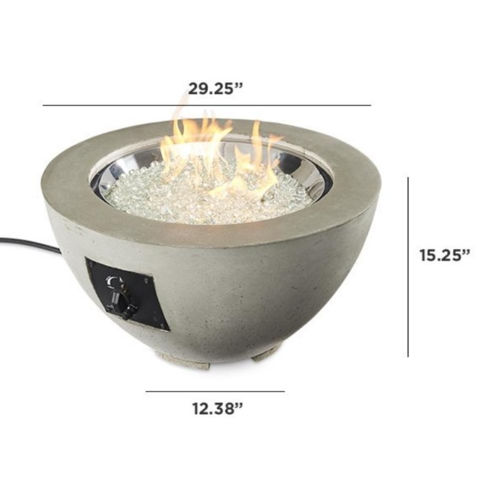 The Outdoor GreatRoom Company Cove 29-Inch Round Gas Fire Bowl (CV-20)