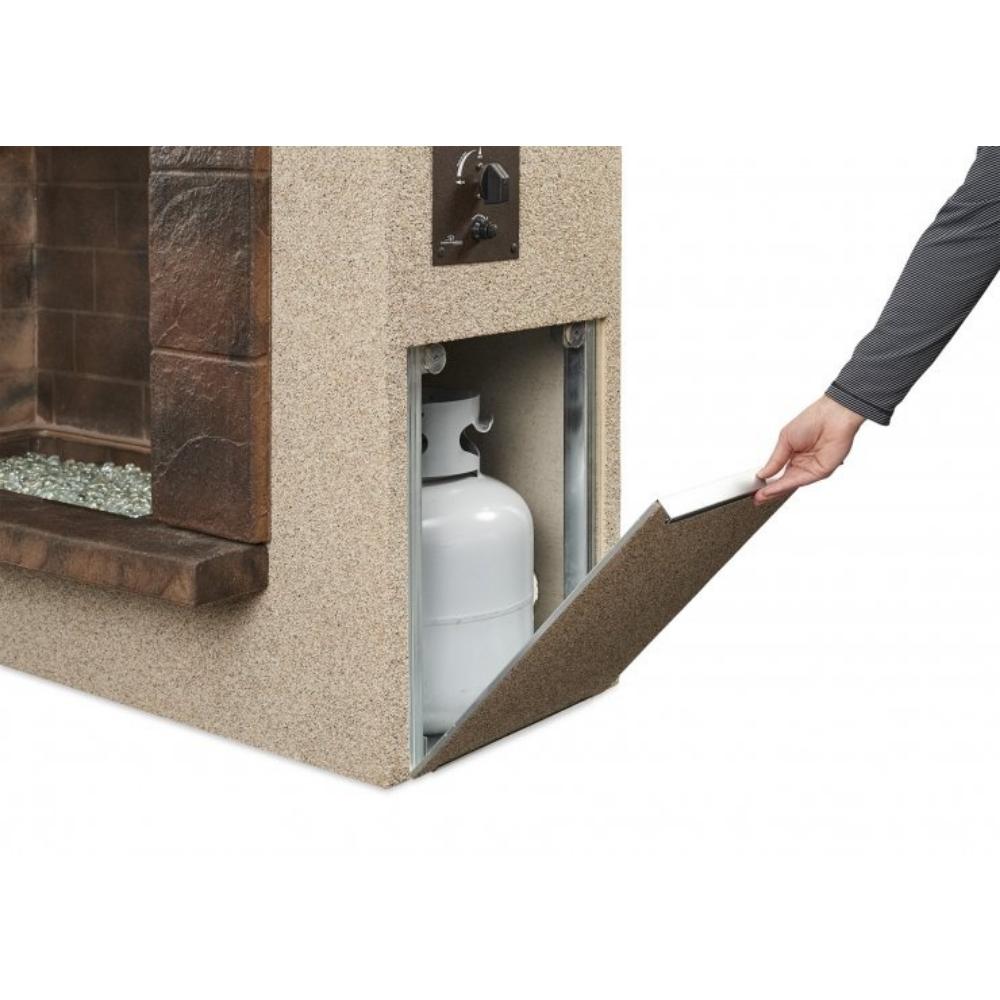 The Outdoor GreatRoom Company Stone Arch 63-Inch Freestanding Gas Fireplace (SAFP-1224)