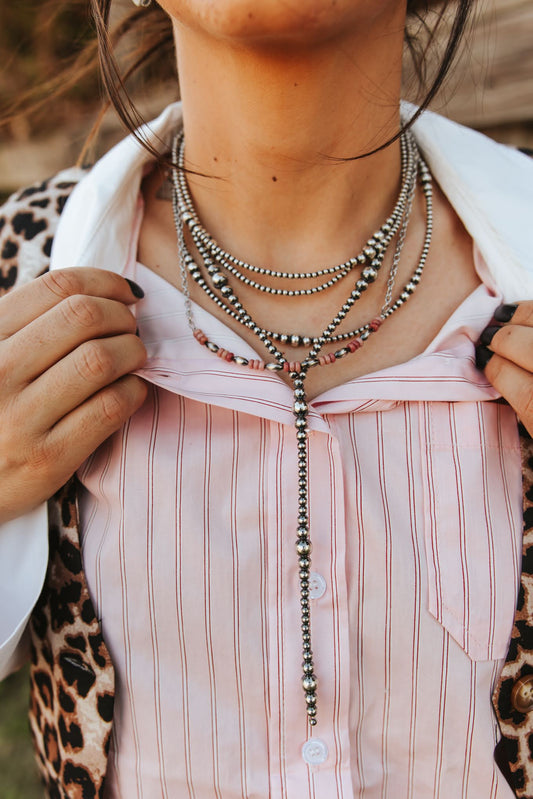 The Pink Horizon Chain Necklace
