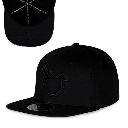 The Timothy Black Flat Brim
