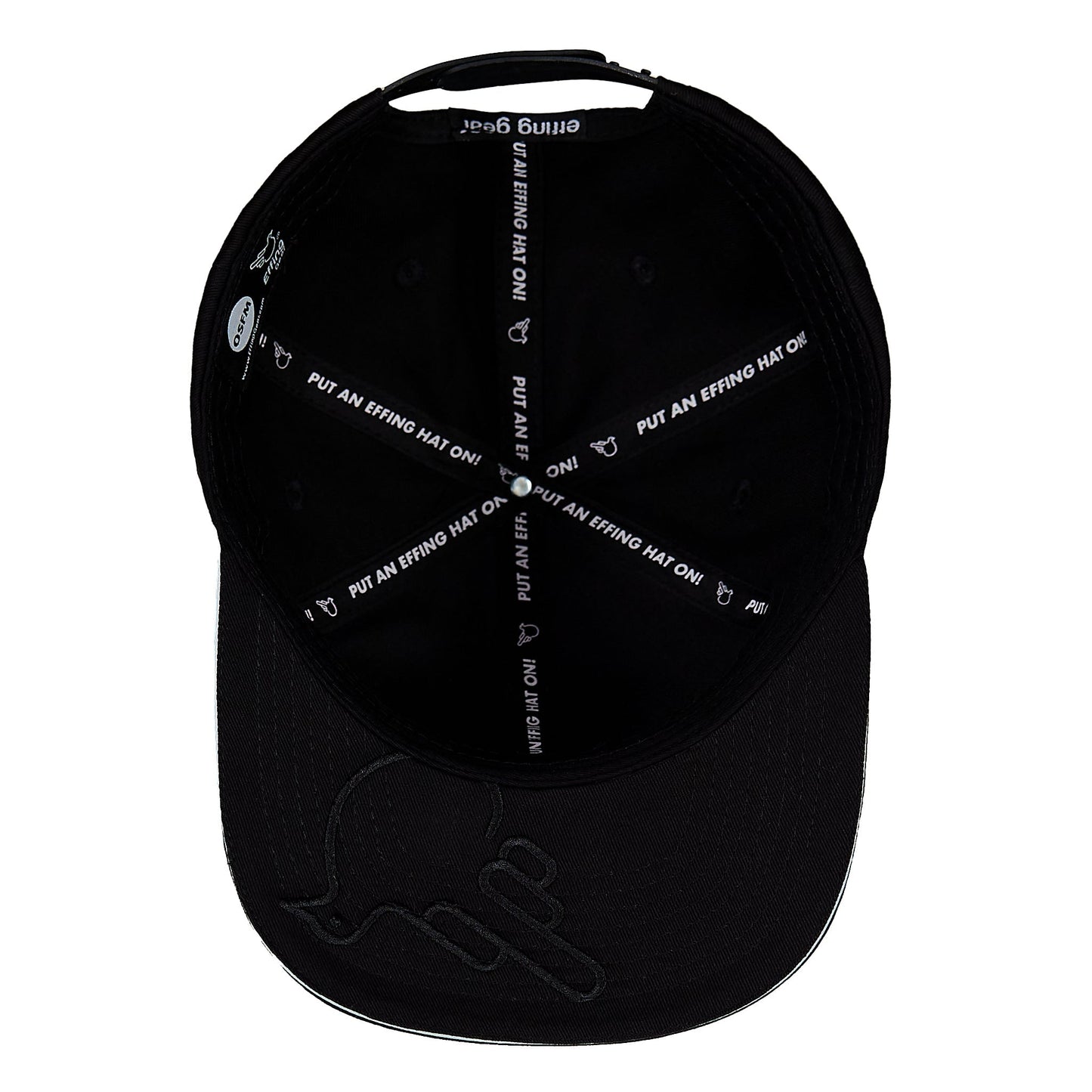 The Timothy Black Flat Brim