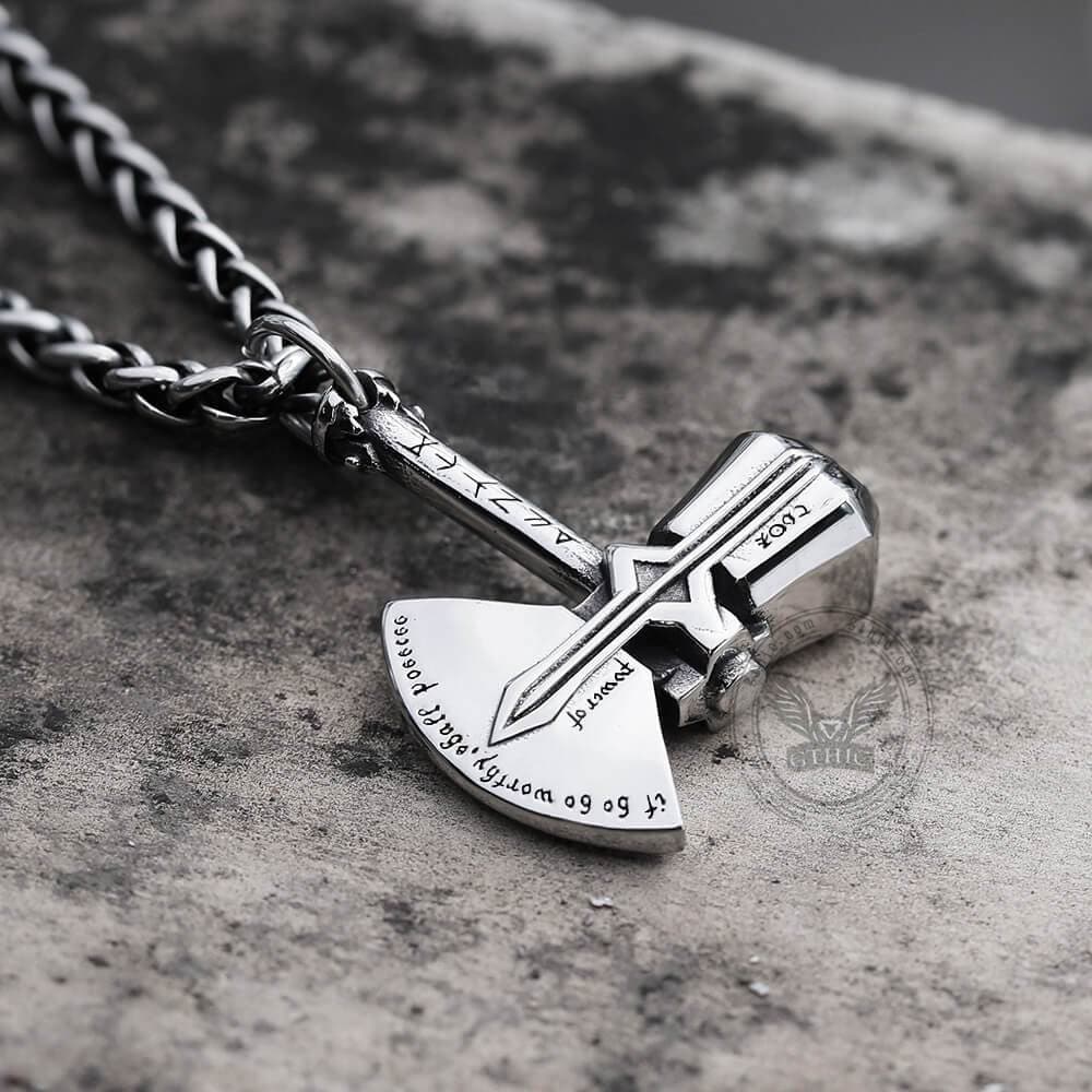 The Stormbreaker Stainless Steel Pendant