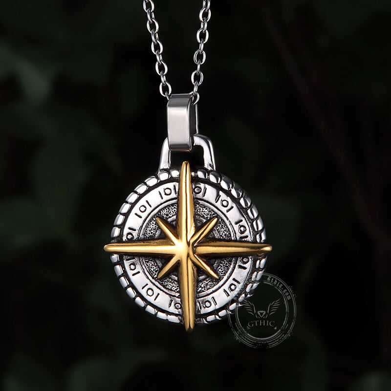 The North Star Stainless Steel Pendant