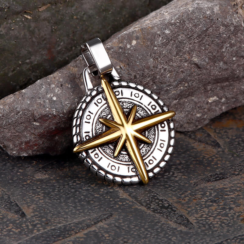 The North Star Stainless Steel Pendant