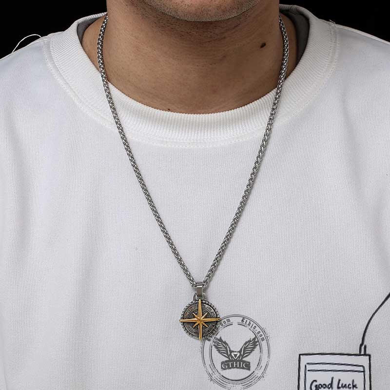 The North Star Stainless Steel Pendant