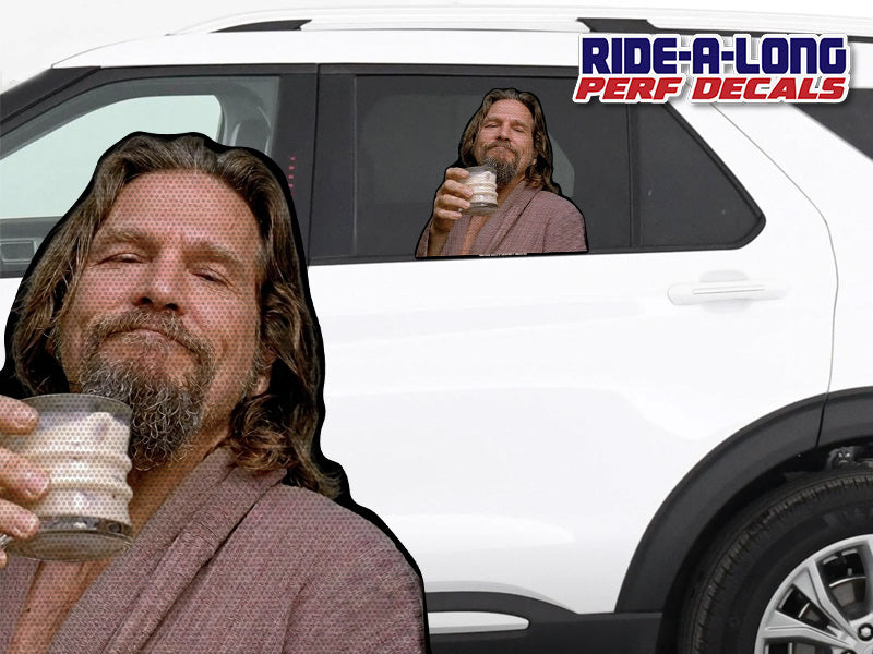 *NEW* The Dude *RIDE A LONG* Perforated Decal