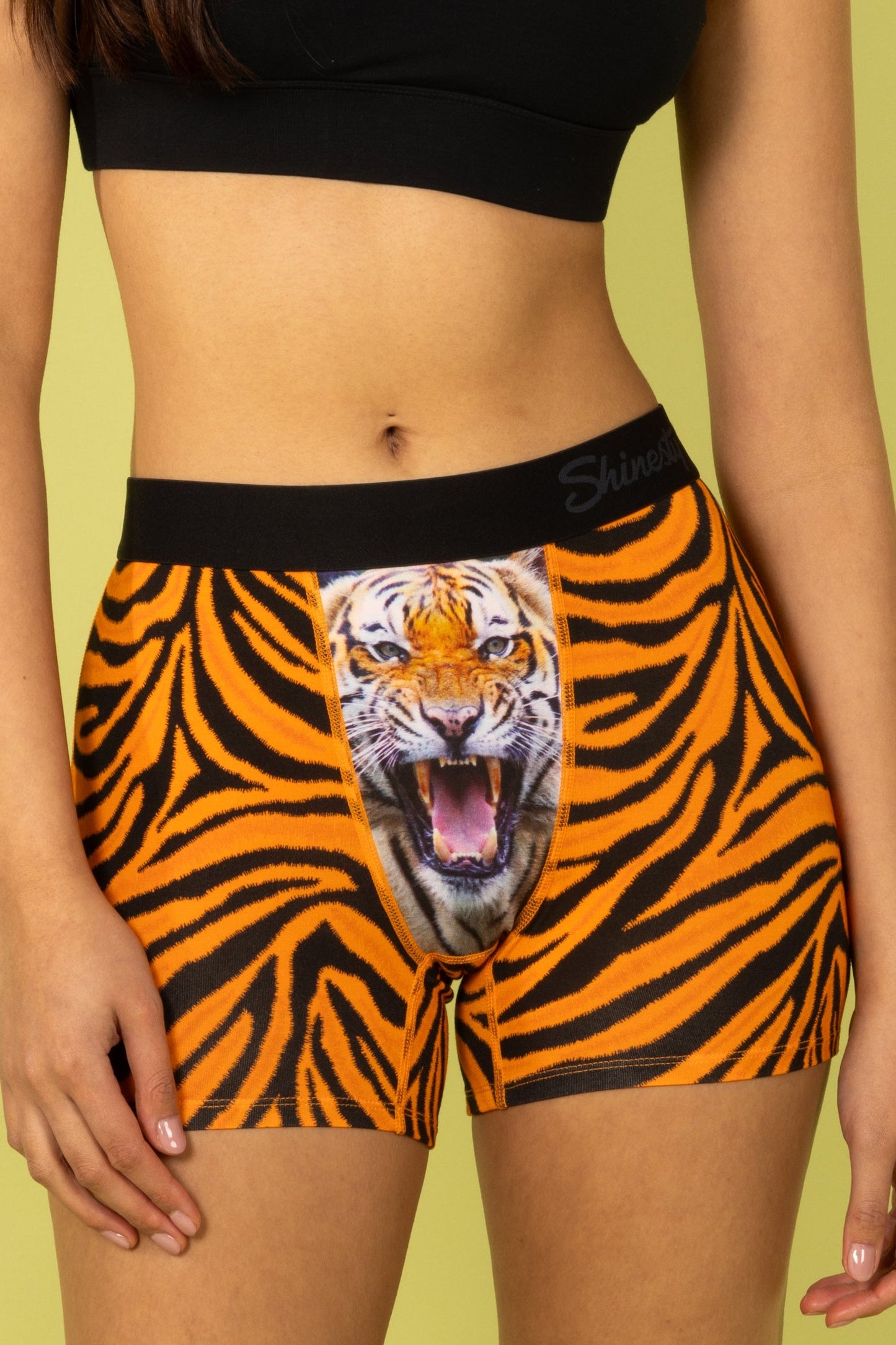 The Feral Feline | Tiger Print Women’s Boxers