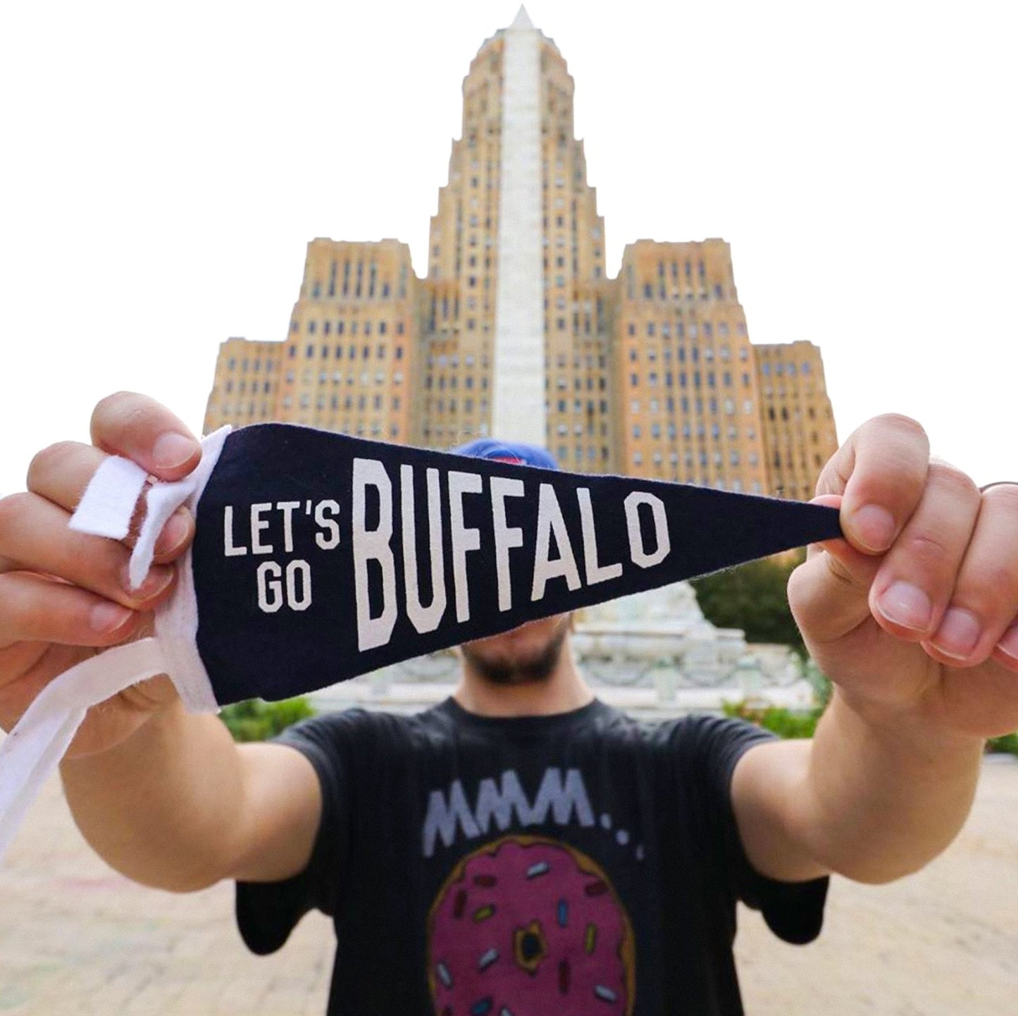 Let's Go Buffalo Mini Pennant