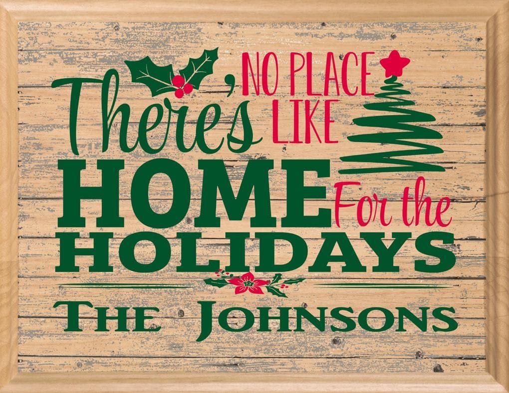 There's No Place Like Home For The Holidays Sign