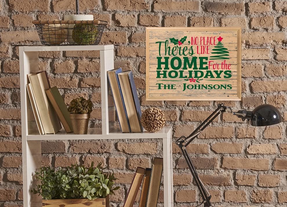 There's No Place Like Home For The Holidays Sign