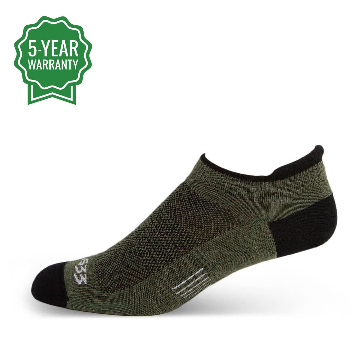 Microweight - No Show Tab Wool Socks Mountain Heritage